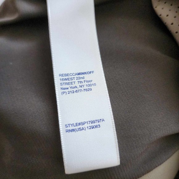 Rebecca Minkoff Grey Wes Moto Leather Jacket - Size S - Picture 8 of 11